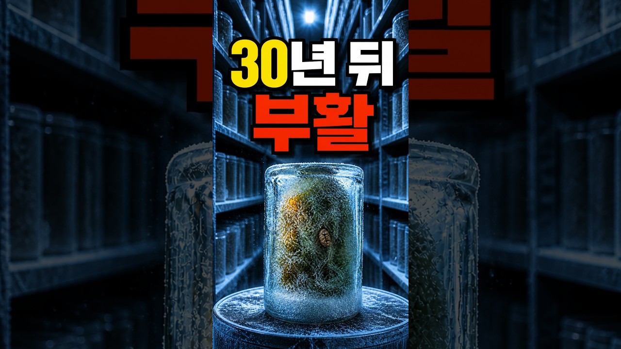 30년 얼어 있다 다시 번식한 동물의 정체 유튜브 쇼츠 썸네일